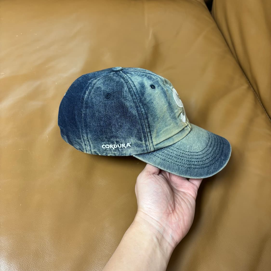 슈프림 S로고 볼캡 모자 더티 데님 상품이미지3