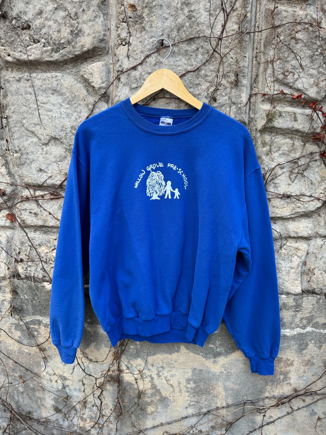 00s 저지스 러셀 빈티지 프린팅 스웻 셔츠 맨투맨 블루 m 상품이미지1