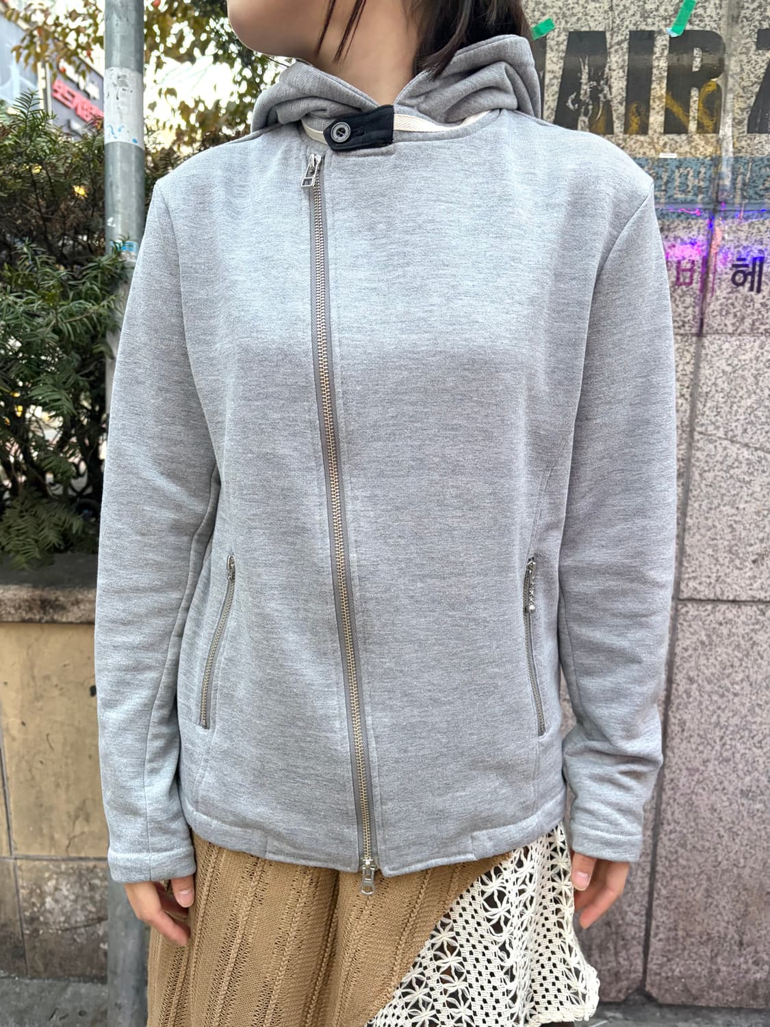 빔즈 하트 사선 라이더 자켓 상품이미지1