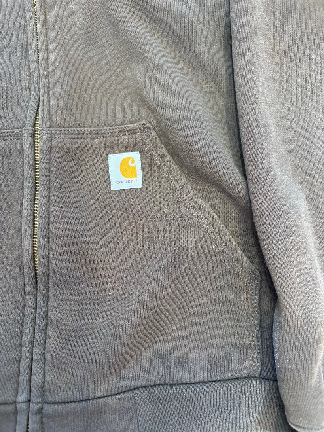 칼하트 써멀 초코 후드집업 상품이미지5