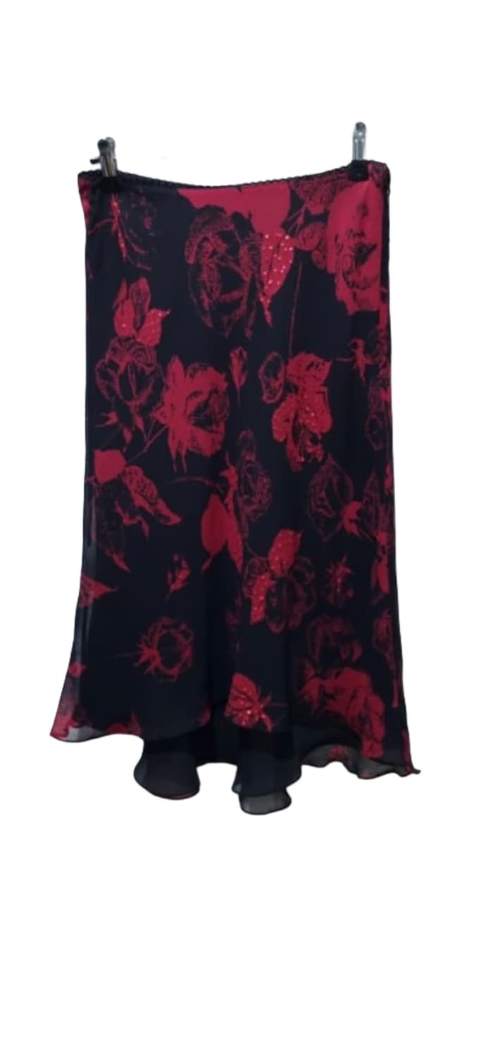 (마지막 최대할인)니콜밀러 NICOLE MILLER 오리엔탈 실크 스커트 상품이미지1