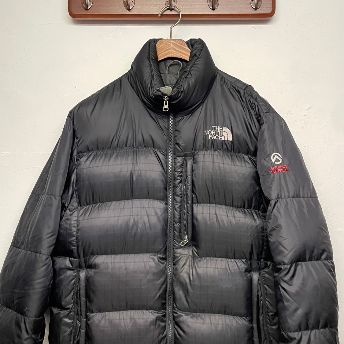 노스페이스 써밋 800필 퍼텍스 체크패턴 구스다운 패딩   상품이미지3
