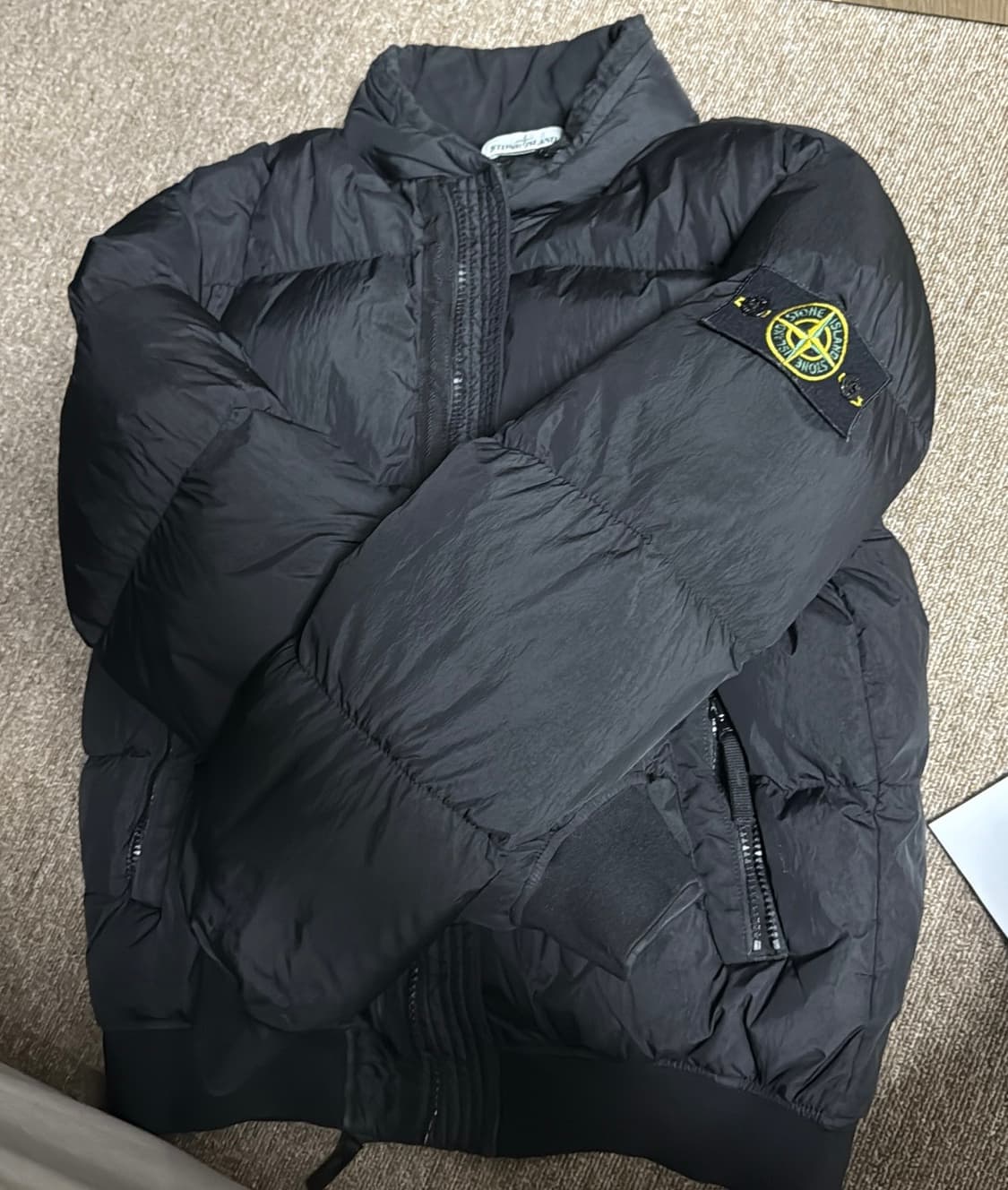 [L] 17fw 스톤아일랜드 우원재 패딩 후드x 시보리o 상품이미지6