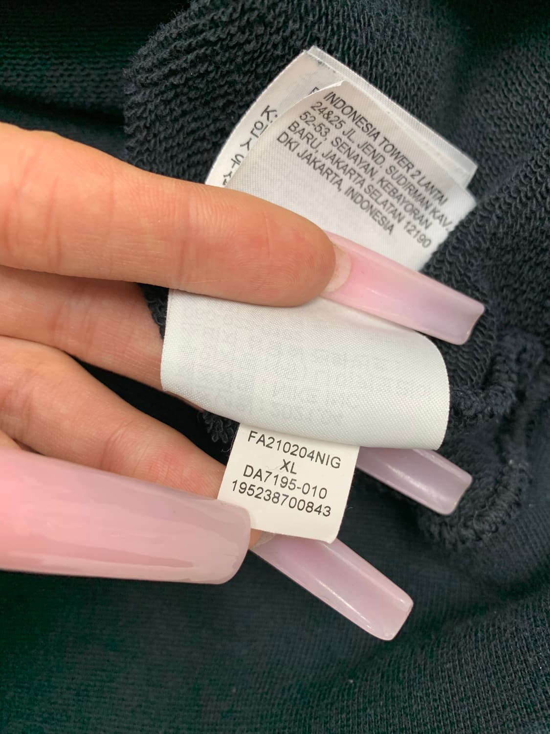 조던 나이키 블랙 맨투맨 #714 상품이미지6