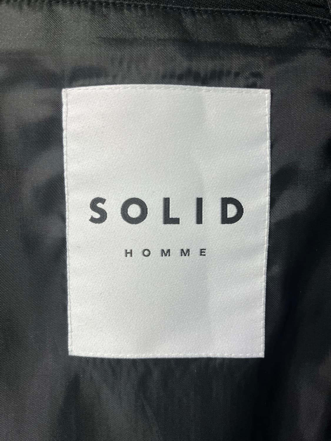 솔리드옴므 25fw 블랙 블루종 아웃 셔츠 48사이즈 상품이미지6