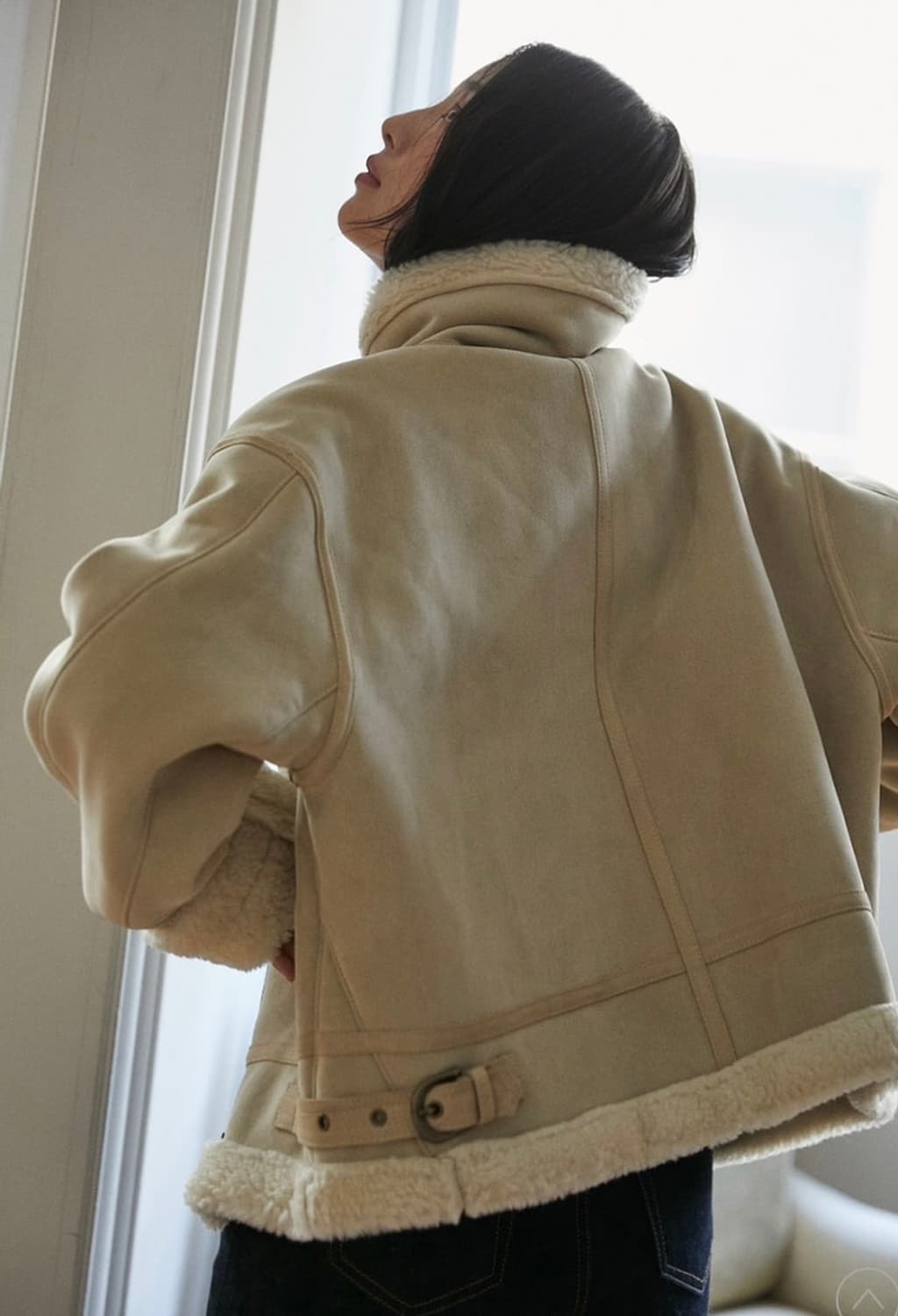 Howus 호와스 마틸다 무스탕 라떼 상품이미지2