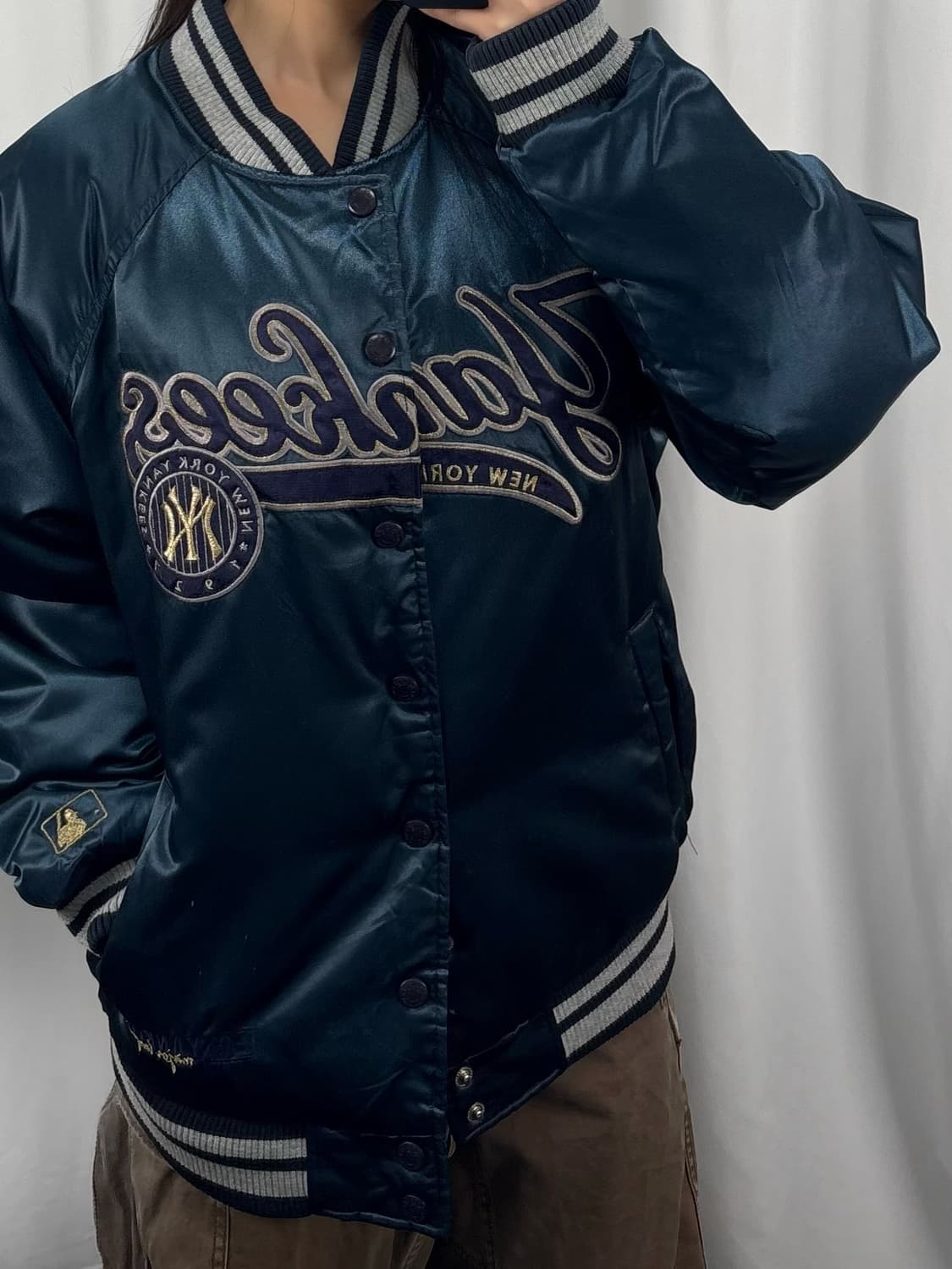 MLB 뉴욕 양키스 스타디움 바시티 자켓 상품이미지1