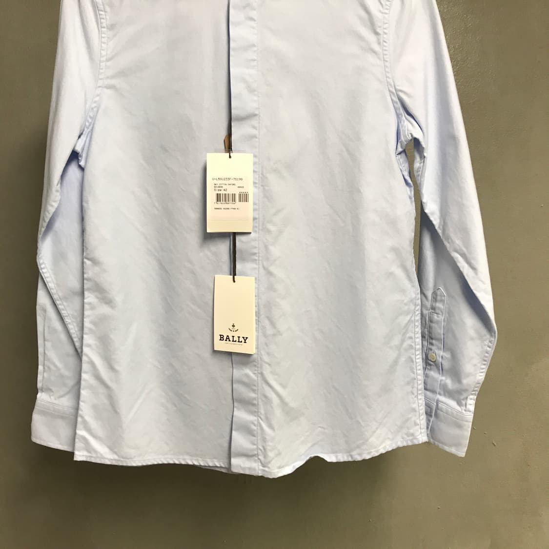 BALLY 발리 헨리넥 셔츠 새상품 42(W) 상품이미지3