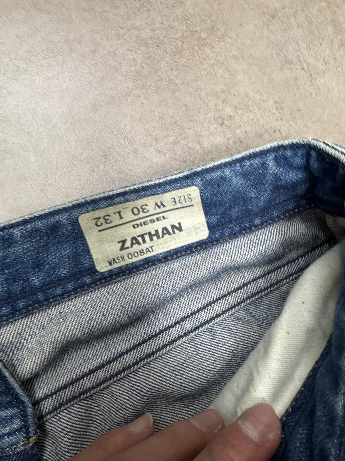 DIESEL ZATHAN 부츠컷 데님 (W30) 상품이미지4