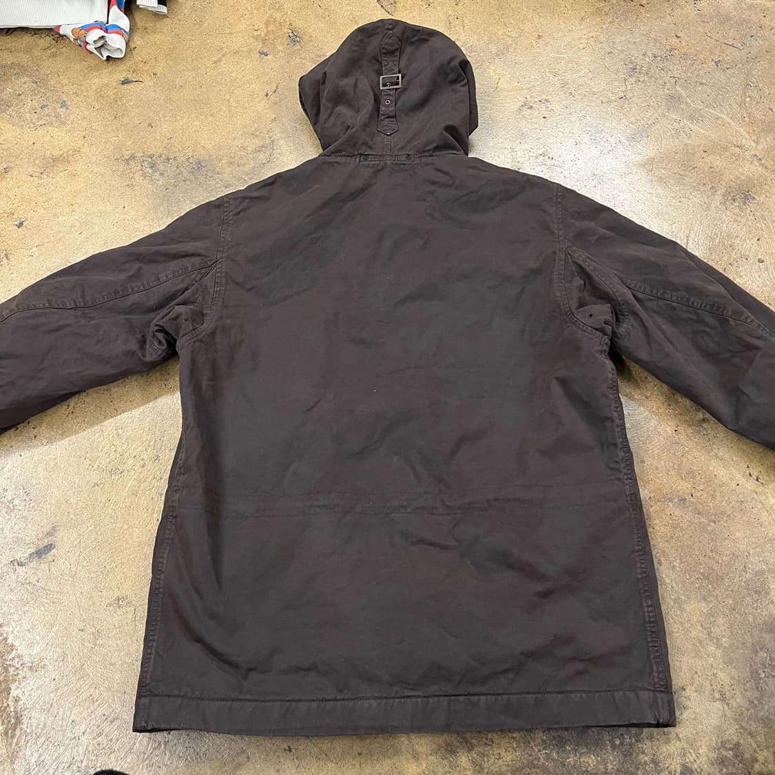 [정품/XL] 스톤 아일랜드 후드 브라운 야상 자켓 b18 상품이미지4
