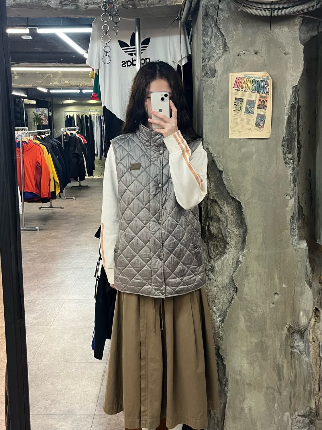 노스페이스 퀄팅 베스트 그레이 100(L) #csz2134 상품이미지2