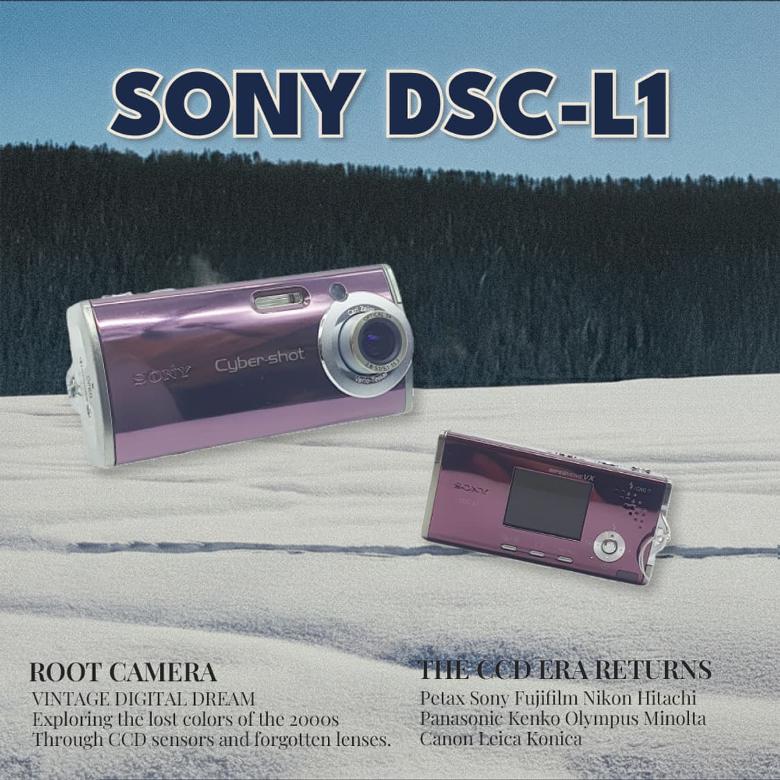 소니 사이버샷 DSC-L1  김혜윤 빈티지 디카 디지털카메라 상품이미지1