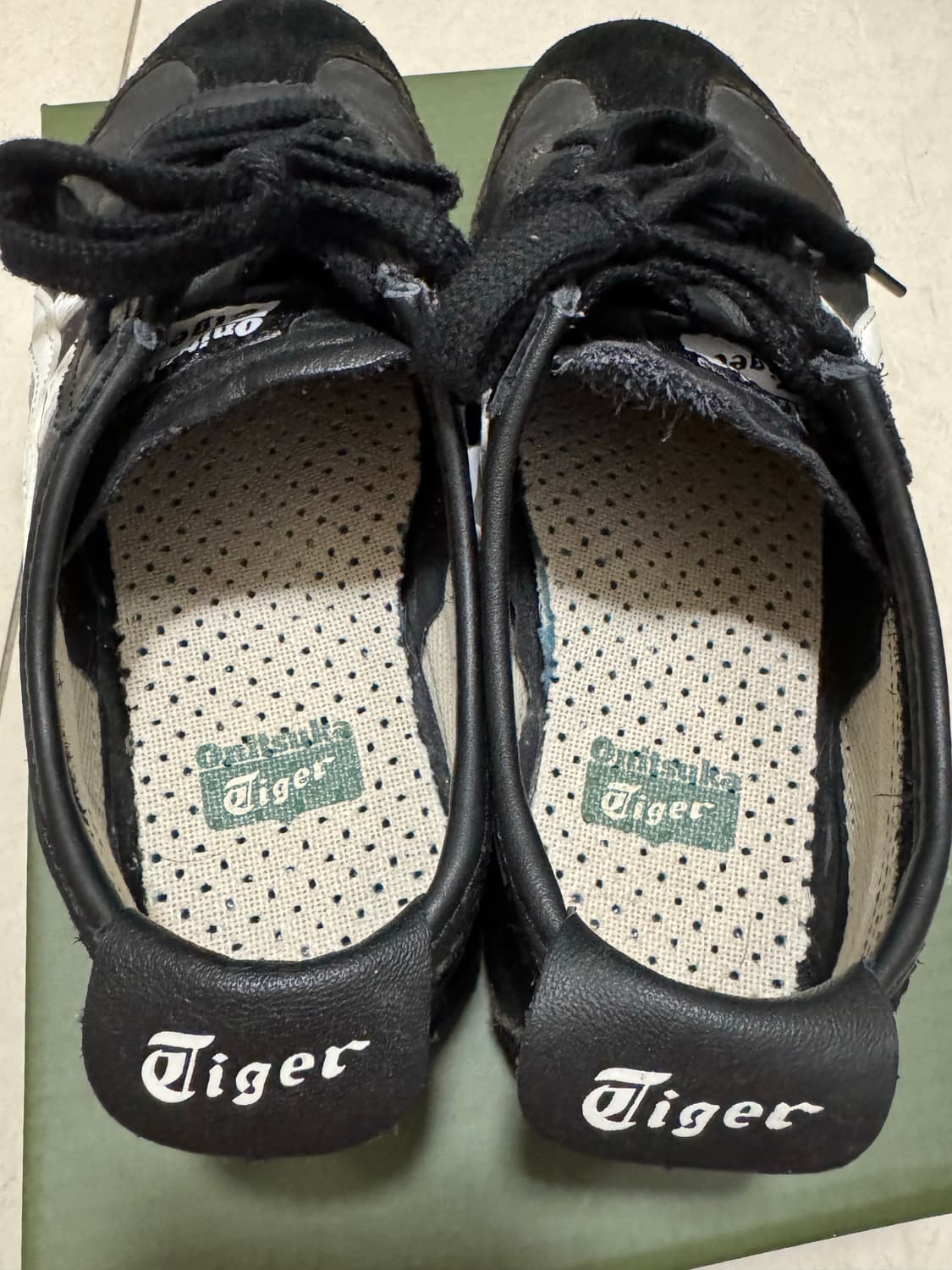 오니츠카타이거 멕시코66 블랙화이트 225 상품이미지5