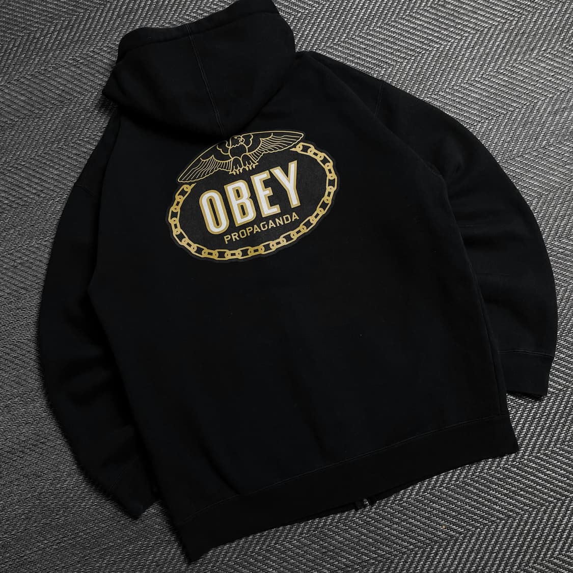 OBEY 오베이 빅로고 프로파간다 박시핏 후드집업y 6172 상품이미지1