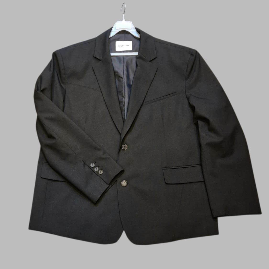 M(착샷잇음) 블랙 오버핏 블레이져  상품이미지1