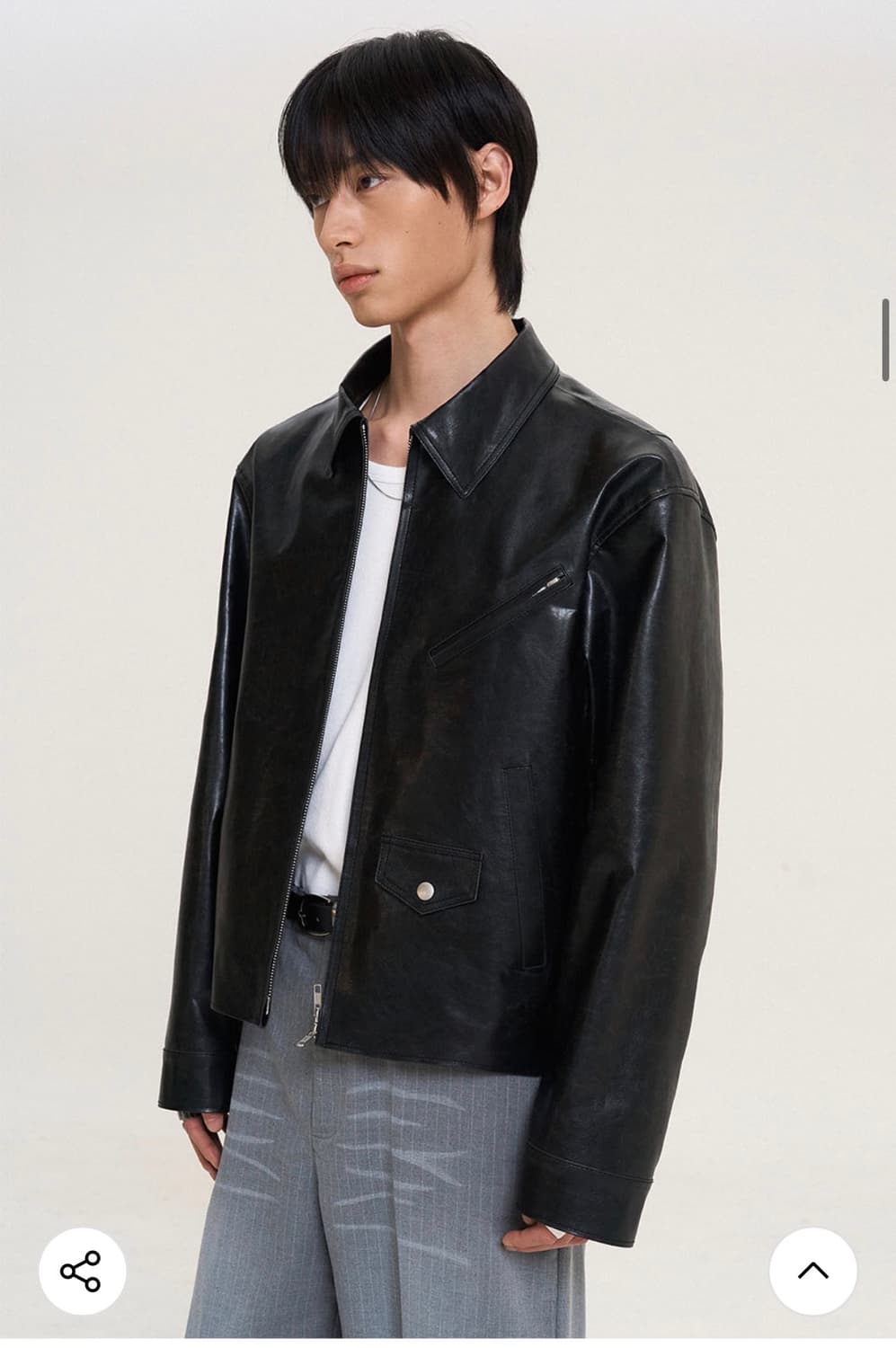 (L) 도프제이슨 파이로 싱글 레더자켓 BLACK 판매 상품이미지7