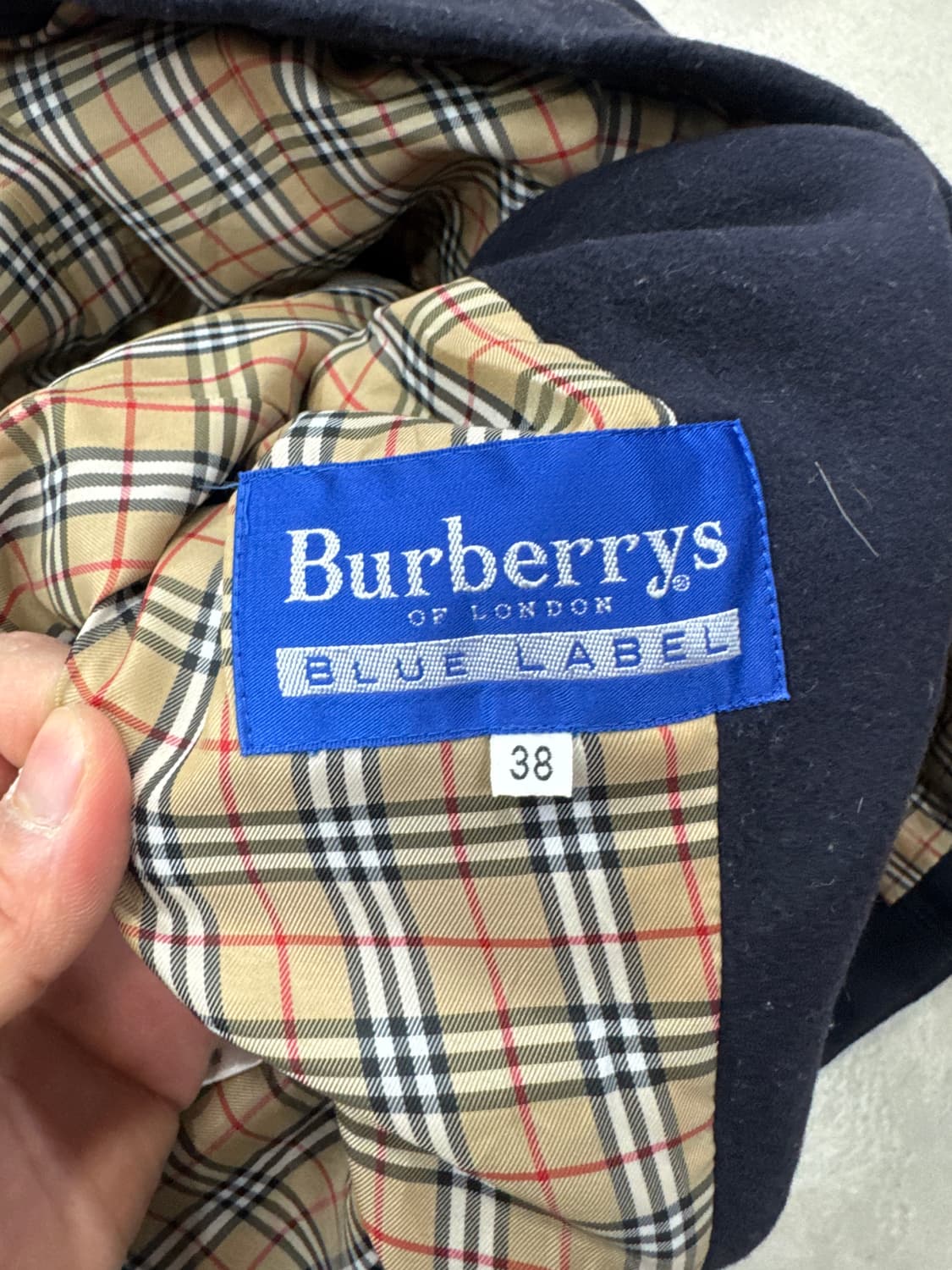 버버리 블루라벨 울코트 38 상품이미지5