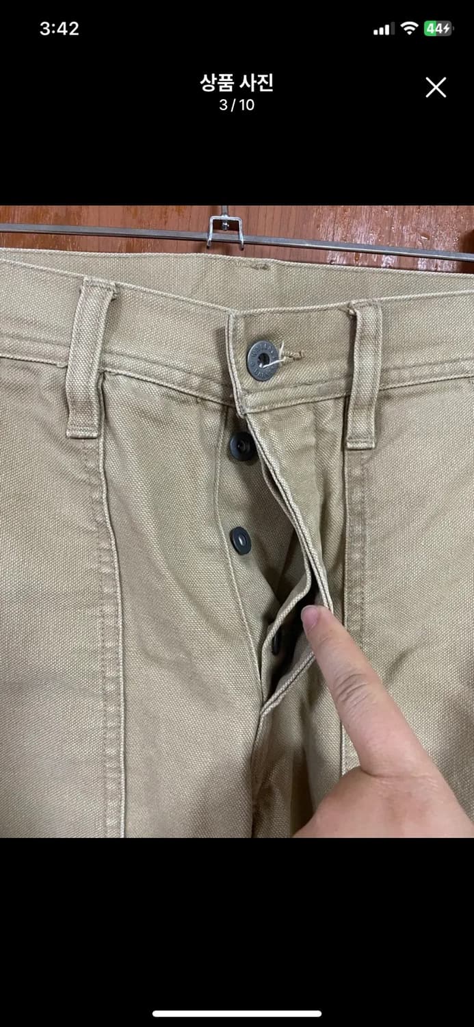 [WALLACE] 월레스앤번즈 덕 캔버스 워크팬츠 32사이즈 상품이미지3