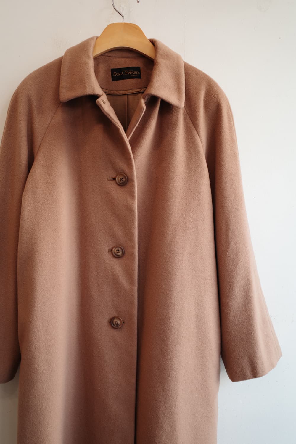 Japan brand 캐시미어100 카멜 여성 롱코트 상품이미지2