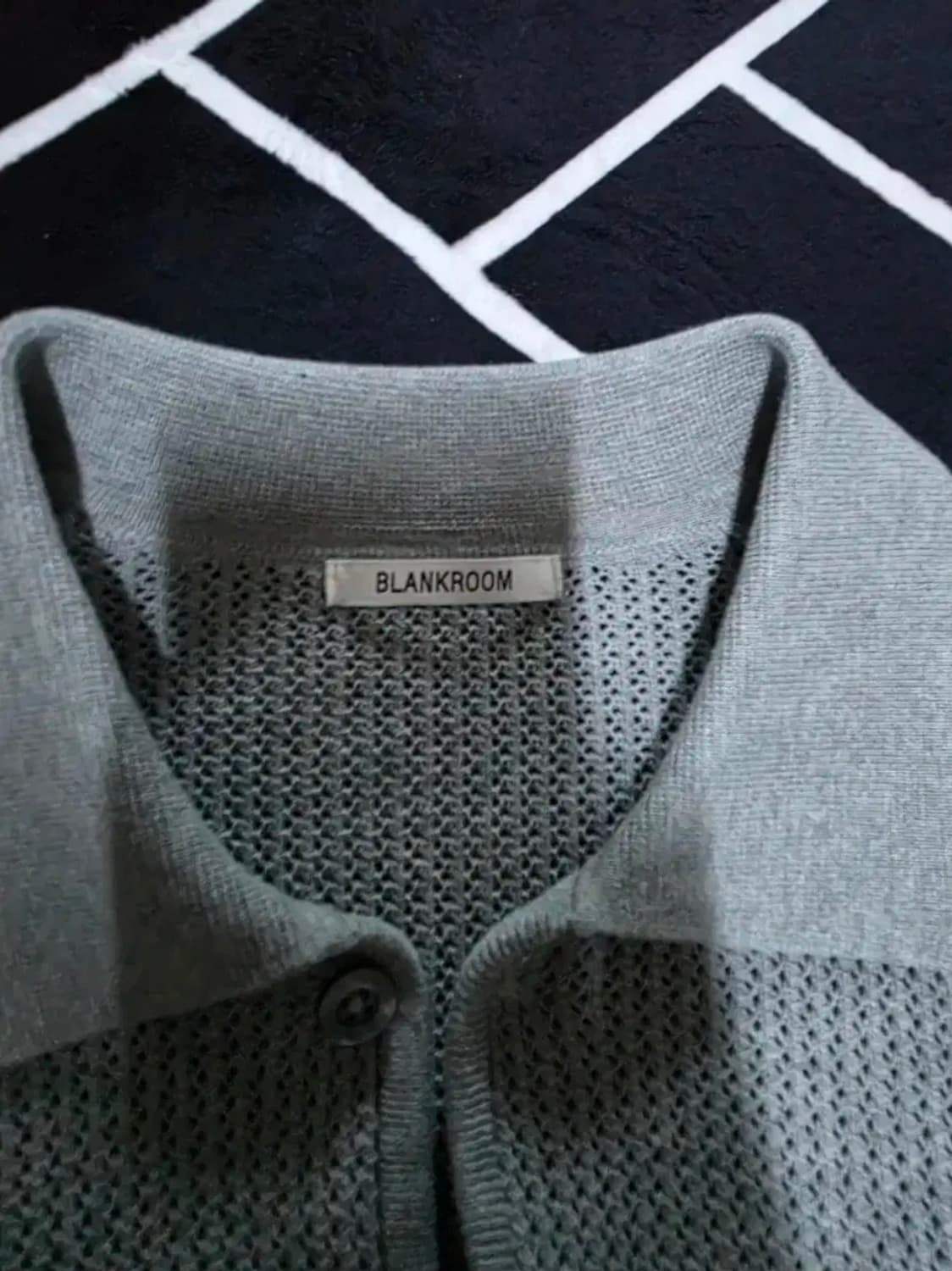 블랭크룸 래글런 카라 가디건 멜란지 그레이 3(L) 상품이미지2