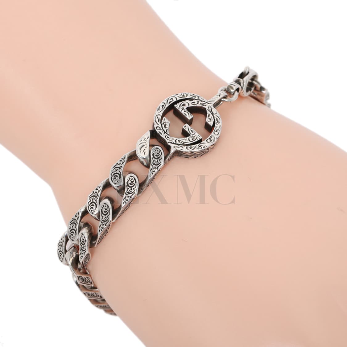 구찌 실버 팔찌 인터로킹 G로고 체인팔찌 454245 상품이미지10