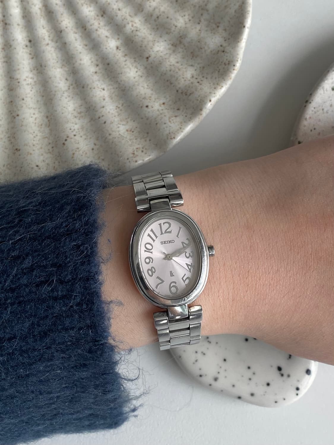Seiko 세이코 lk 루키아 오벌 쿼츠 핑크 레이디스 상품이미지9
