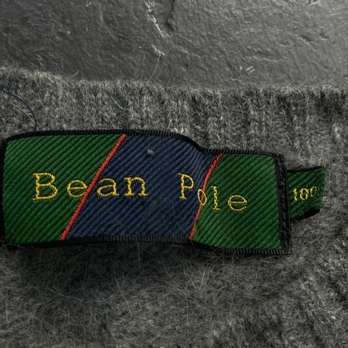 100 빈폴 아가일 니트 상품이미지3