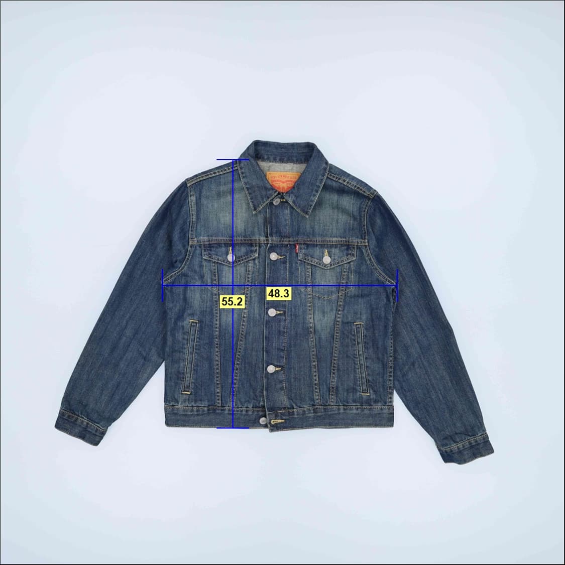 [LRG(12-13Y)] 리바이스 키즈여성 청자켓 데님자켓 1210H1 상품이미지5