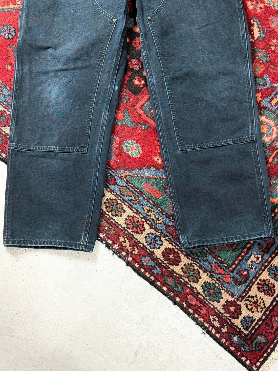 OG 칼하트 B136 더블니 팬츠 칼하트 썩블니 블랙 상품이미지7