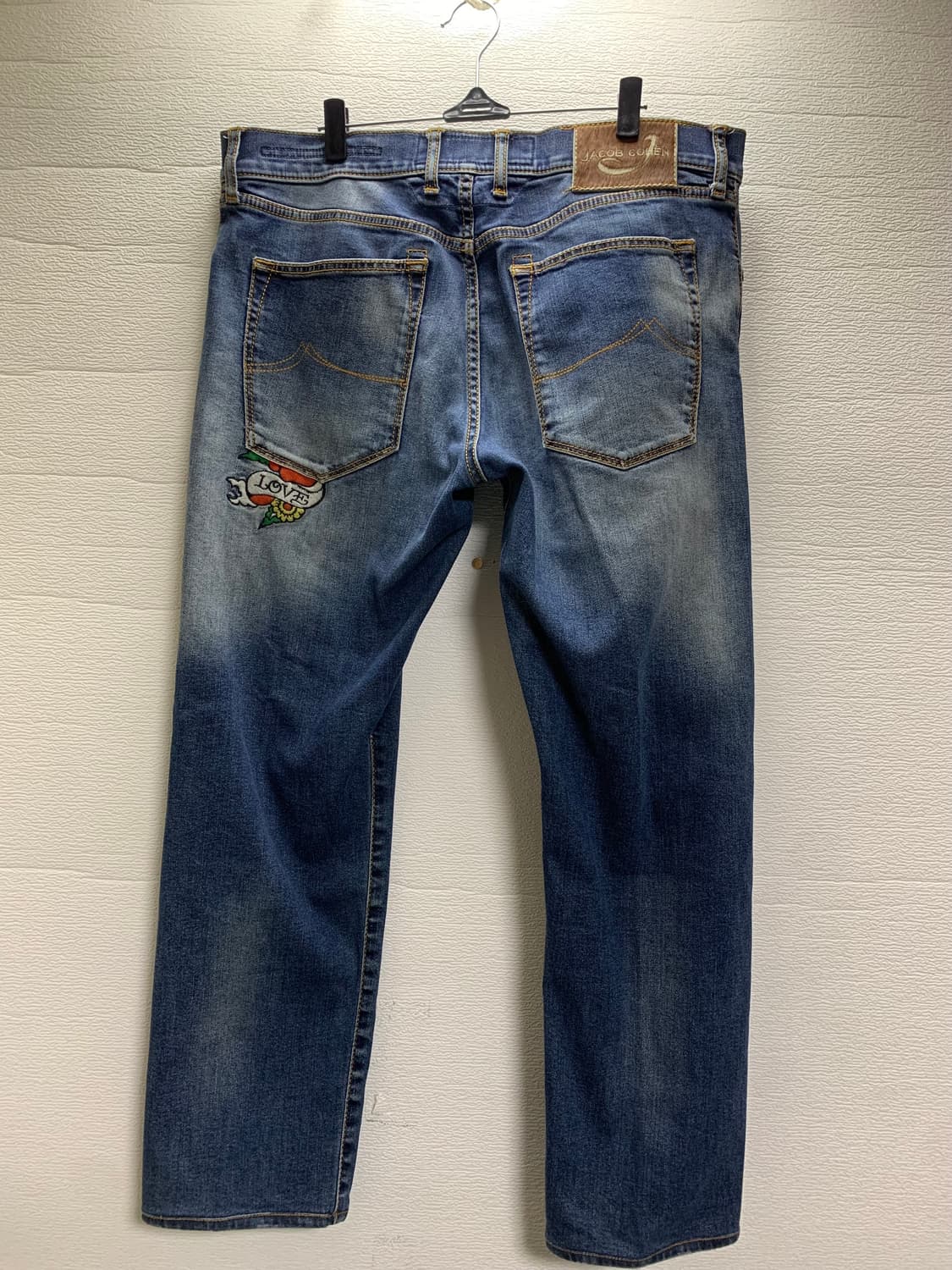 (Jacob Cohen) 야콥코헨 스컬 자수 데님 팬츠 사이즈 35 상품이미지4