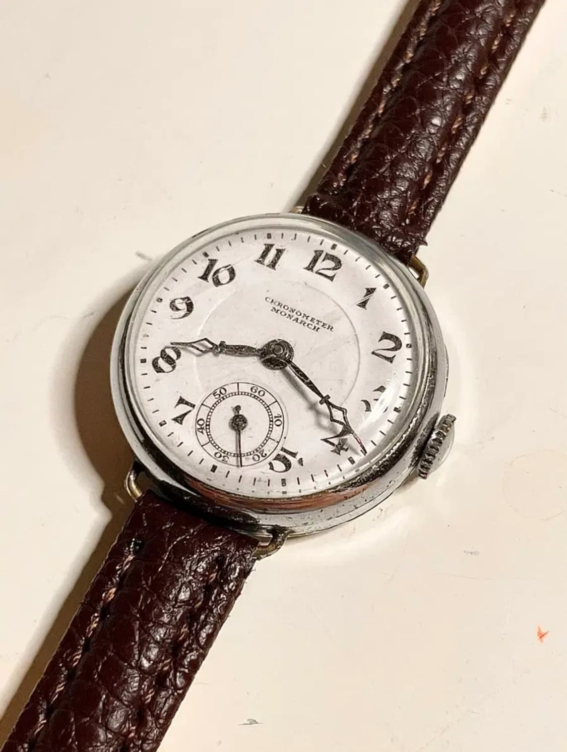 1920년대 빈티지 스위스제 트렌치 워치 수동 시계 엔틱 SWISS 상품이미지1