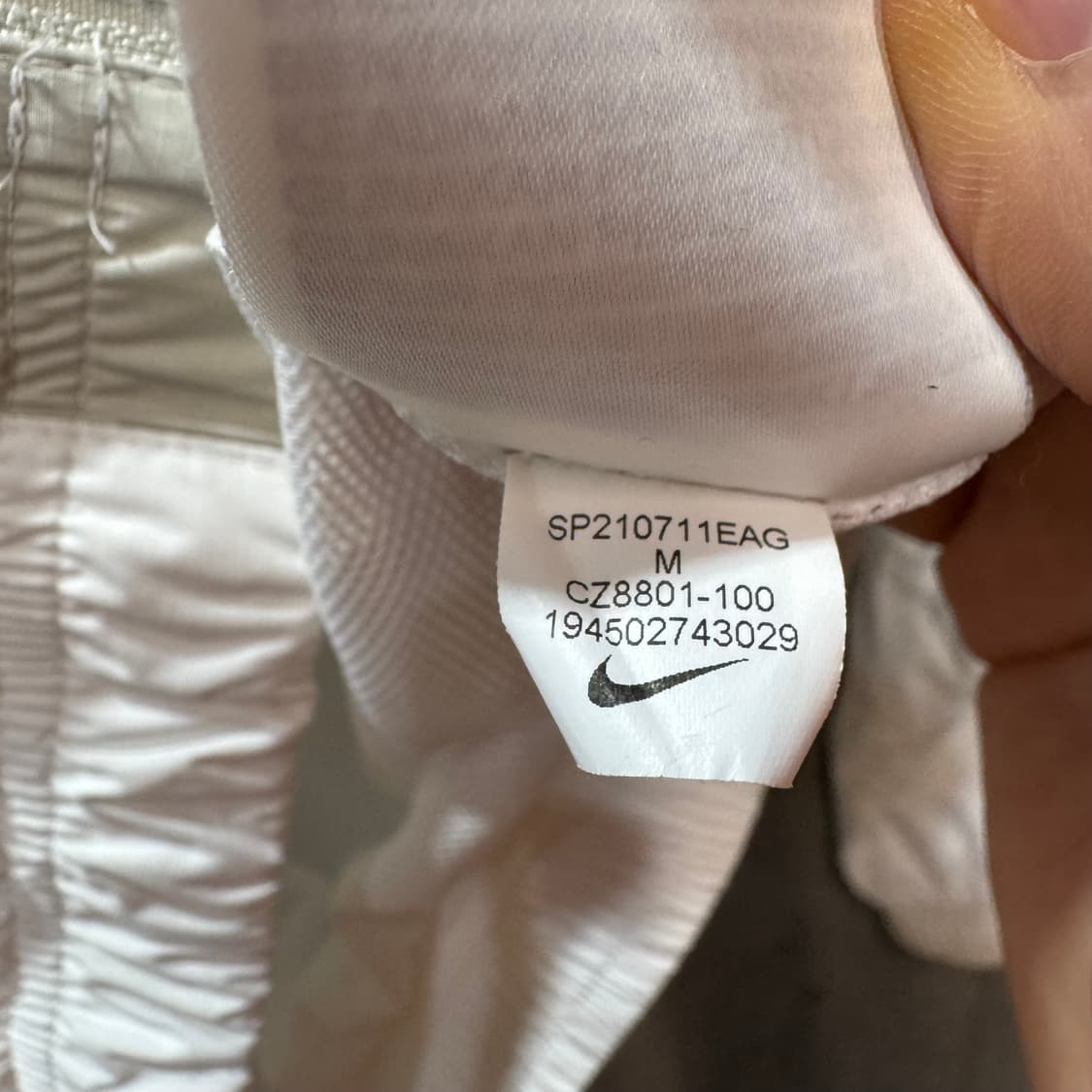 나이키 우먼스 하이브리드 우븐 바람막이 (M)  상품이미지7