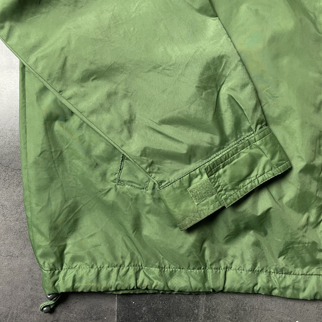 LANDS' END 빈티지 그린 후드 윈드브레이커 A00557 상품이미지6