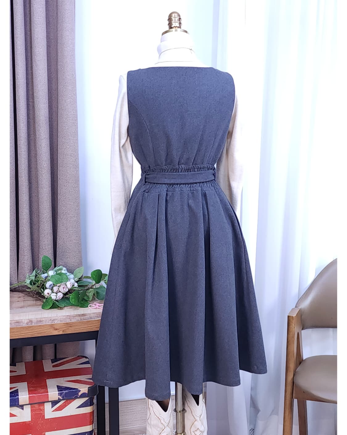 모직원피스 상품이미지5