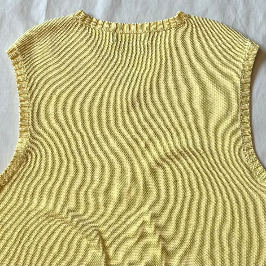 [XL/107-110] 90s 폴로 랄프로렌 V넥 코튼 니트 베스트 상품이미지9