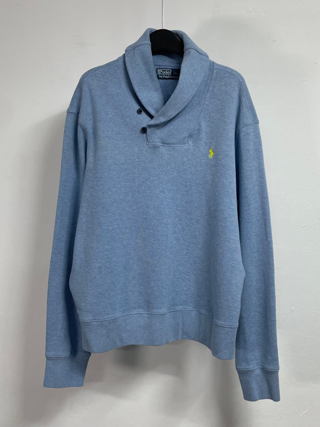 폴로 랄프로렌 스카이블루 숄카라 맨투맨 (on.06)   상품이미지1