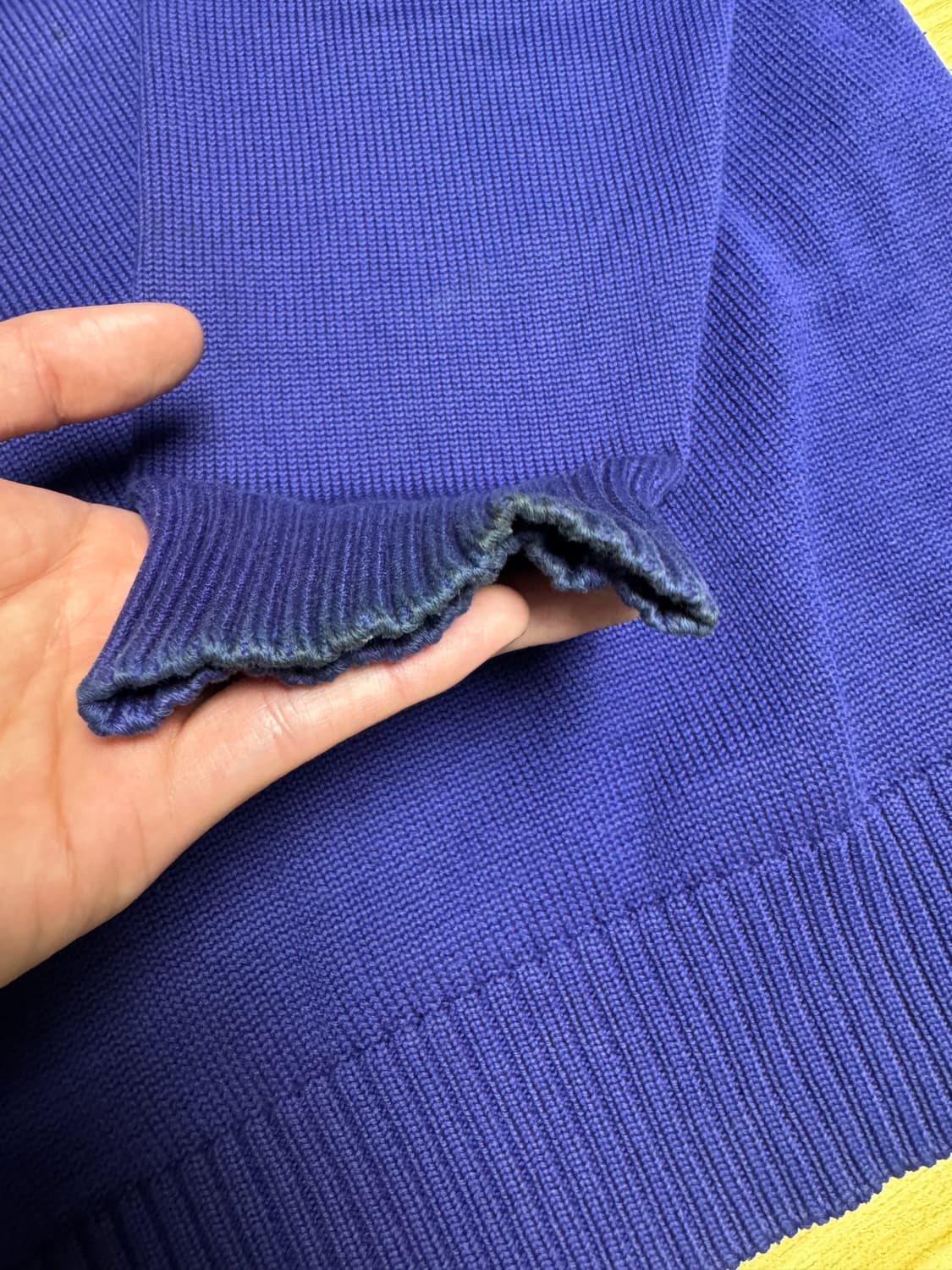 슈프림x스톤아일랜드 리플렉티브 콤파스 니트 블루 XL 상품이미지5