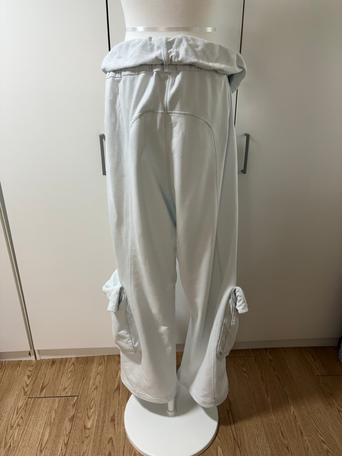 OPEN YY ROLLED WAIST SWEAT CARGO PANTS 상품이미지3