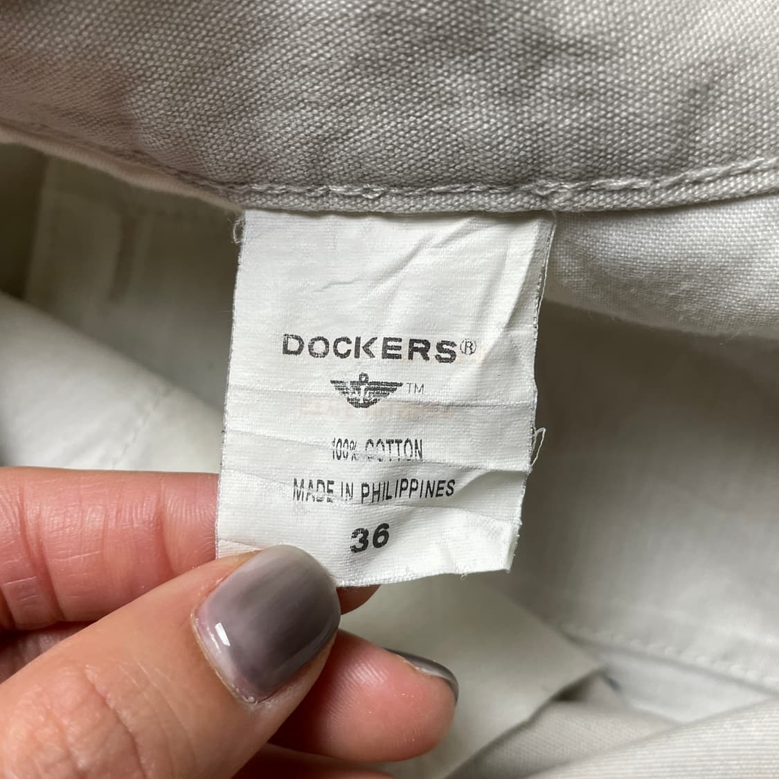 DOCKERS 다커즈 빈티지 아이보리 카고 하프 팬츠 A00752 상품이미지10