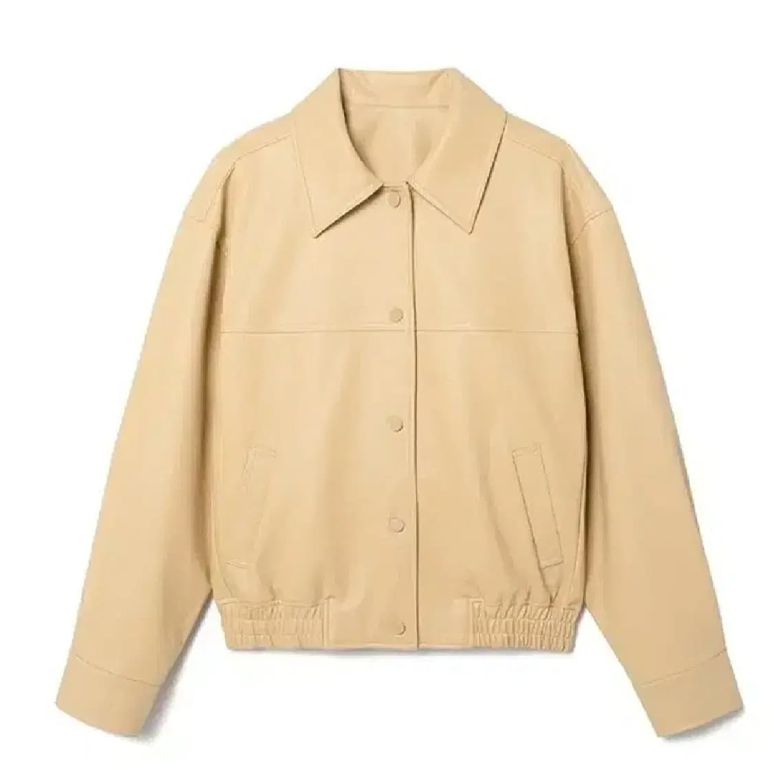 rolarola 로라로라 베이지 레더 자켓 상품이미지8