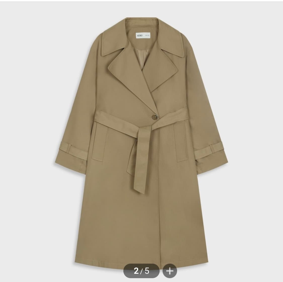 미쏘 트렌치코트 s사이즈 새상품 상품이미지4