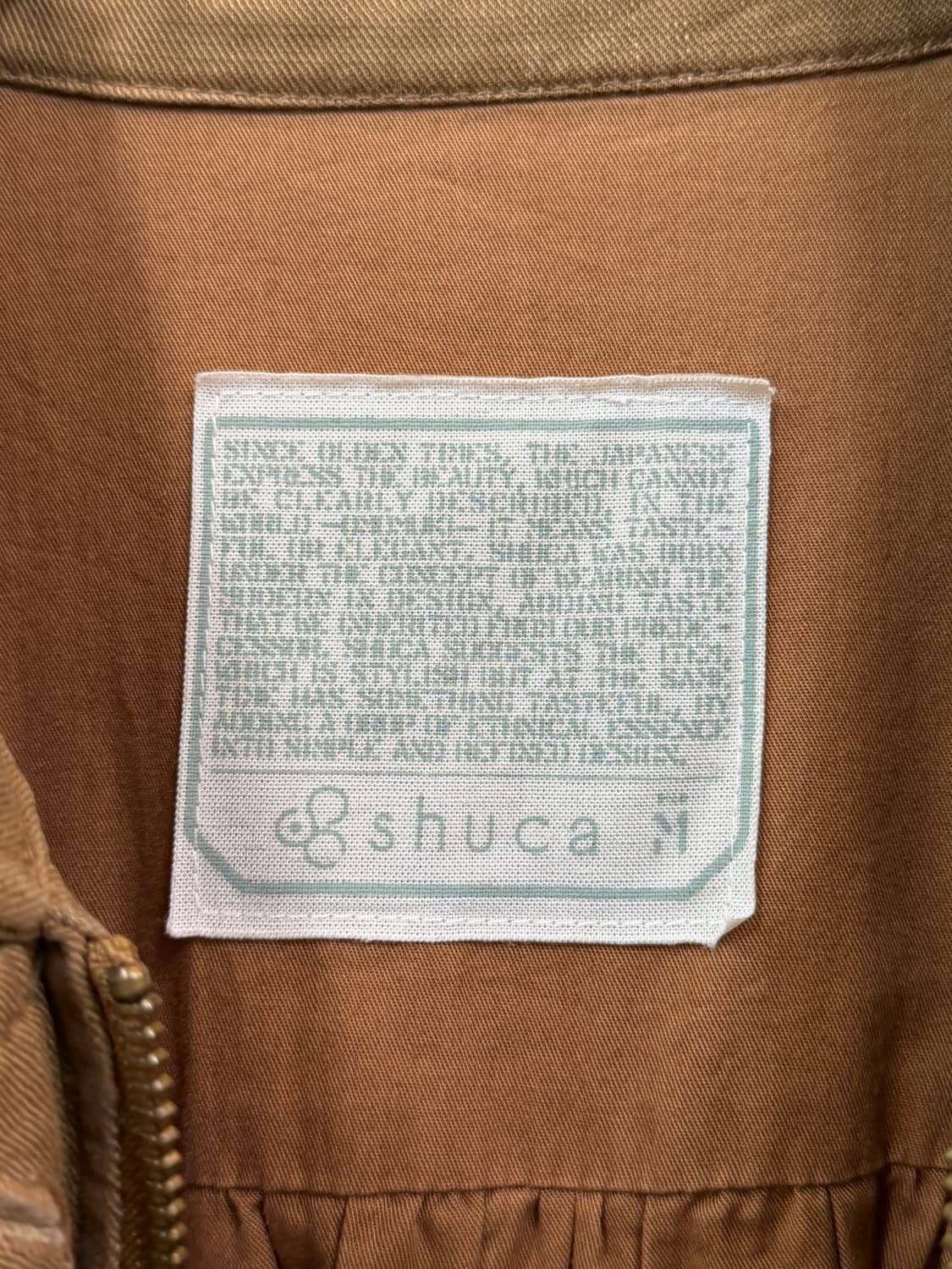 Shuca 백셔링 워크 하프 코트 M 상품이미지5