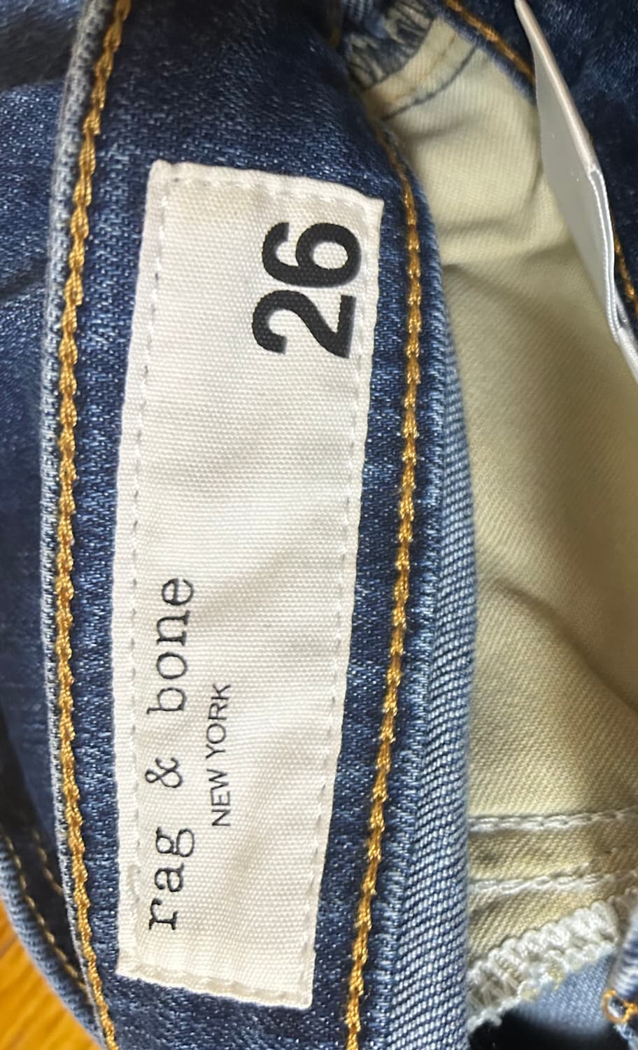 Rag&Bone 26 스트레이트 데님 청바지 / 랙앤본 비이커 리바이스  상품이미지8