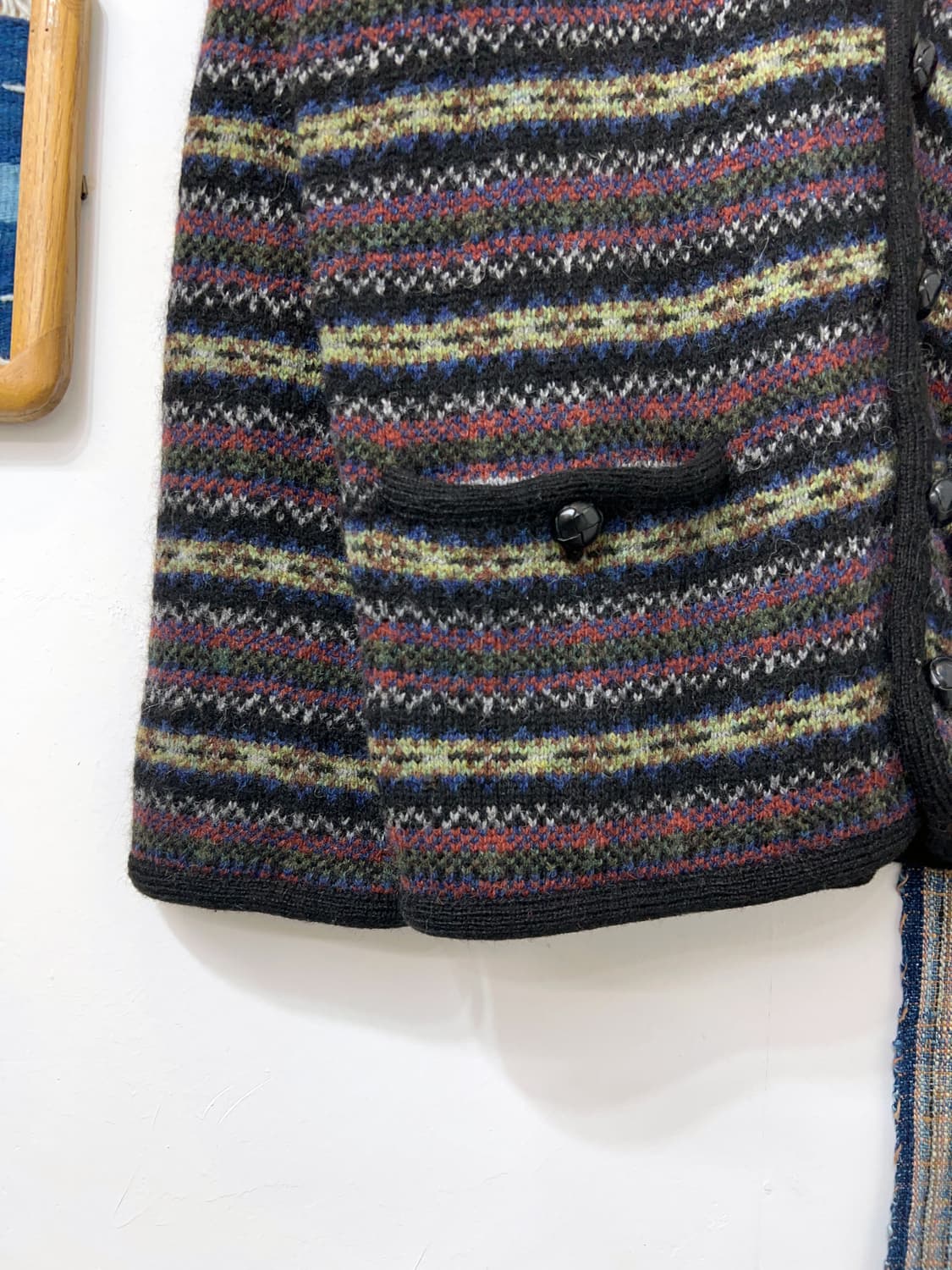 PAPAS  Fair Isle Wool cardigan  상품이미지6