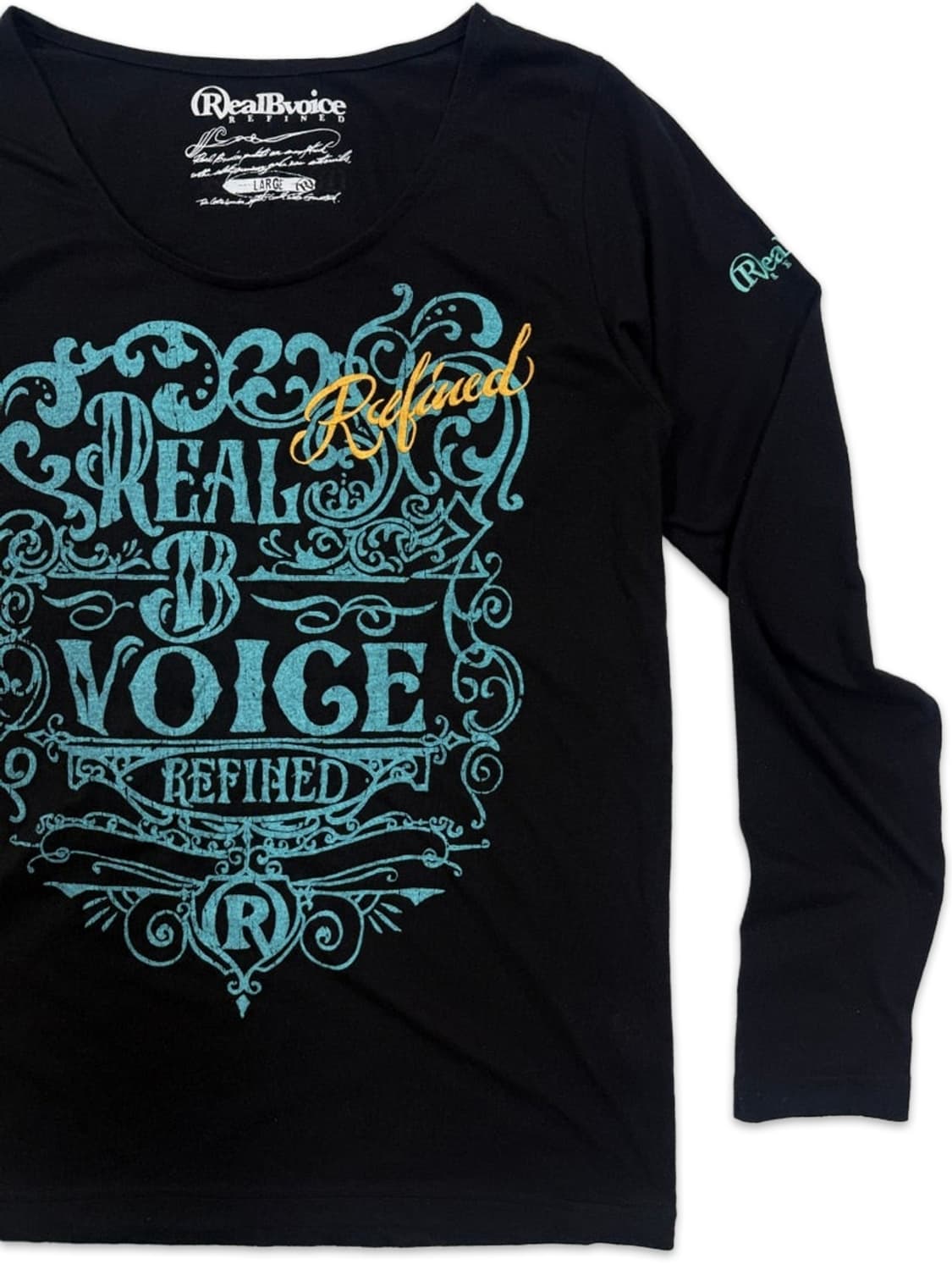 빈티지 RealBvoice 레터링 긴팔티 상품이미지4