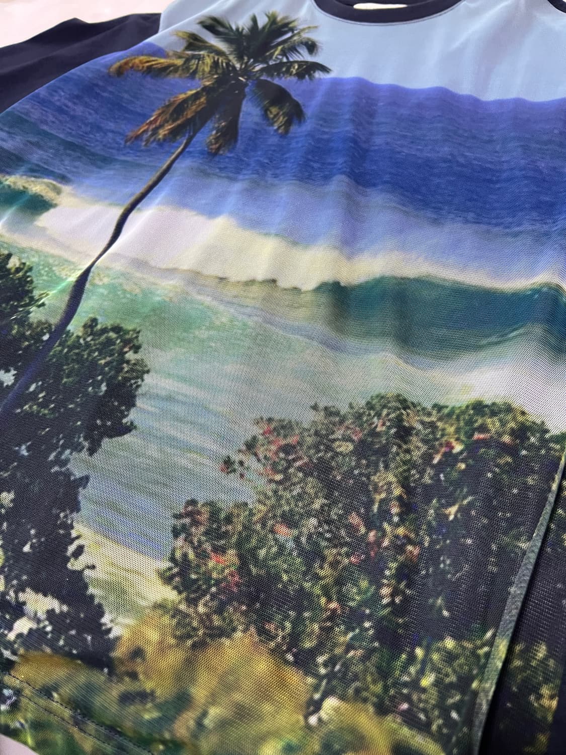 M) 애프터프레이 반팔 풀 프린트 메쉬 상품이미지5