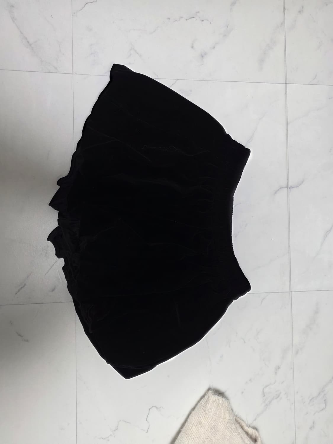 로엠 벨벳 벌룬 숏츠 스커트 상품이미지1