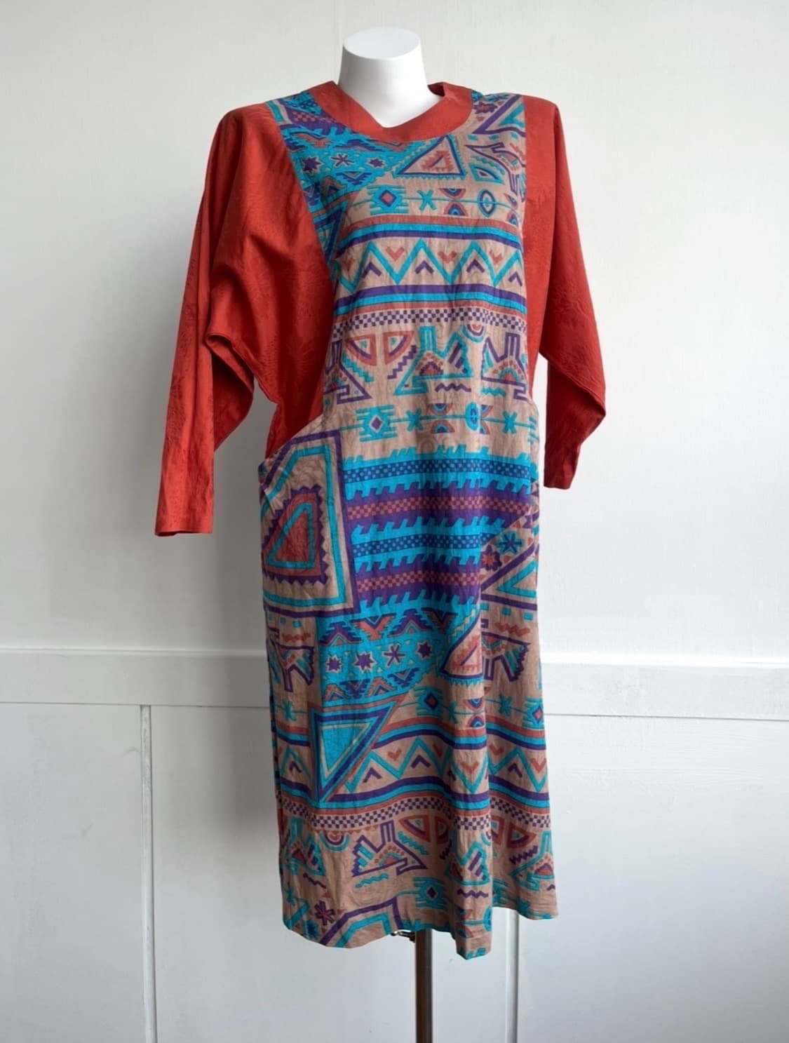 보헤미안 에스닉 포켓 원피스 상품이미지1