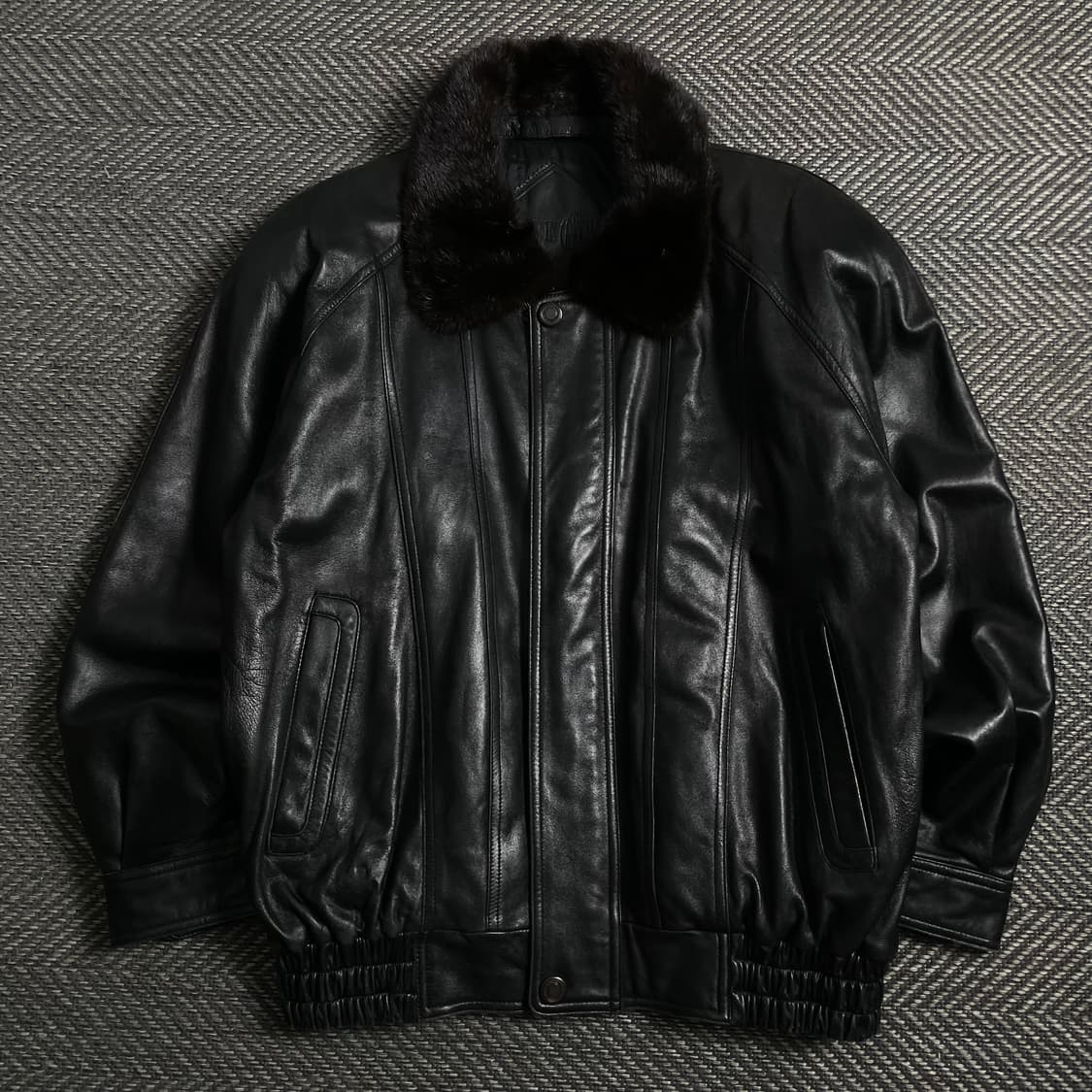 Arpeggio 아카이브 램스킨 퍼 무스탕 가죽자켓 y 4313 상품이미지2