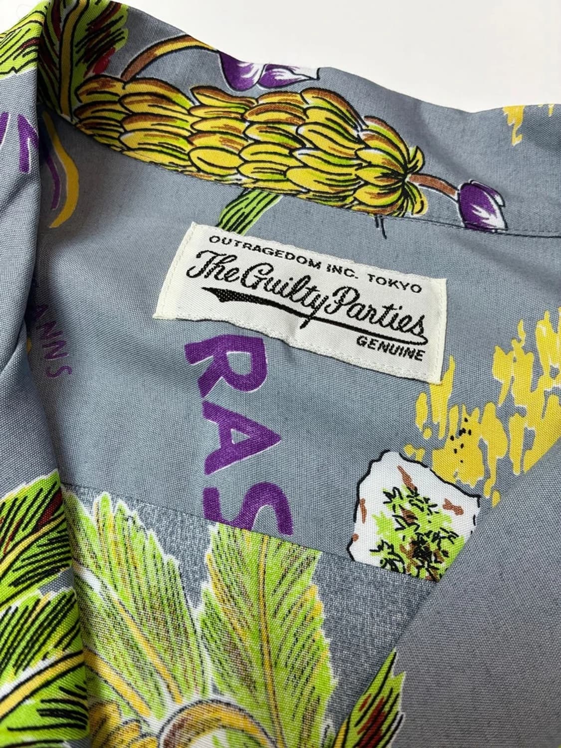 와코마리아 밥 말리 하와이안 셔츠 롱 슬리브 PN5343 상품이미지7